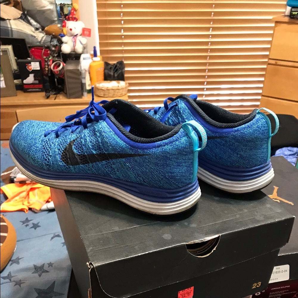Blue Nikes